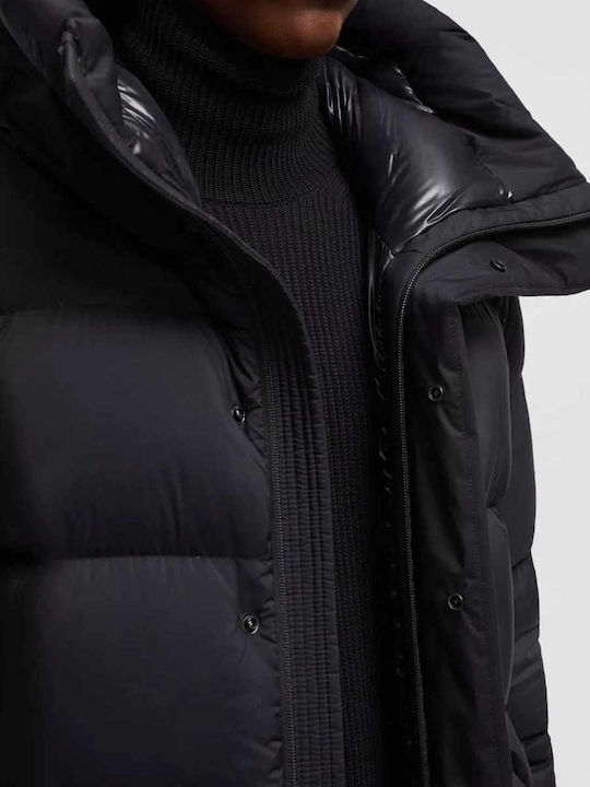 Madeira Geacă Puffer Iarnă Neagră