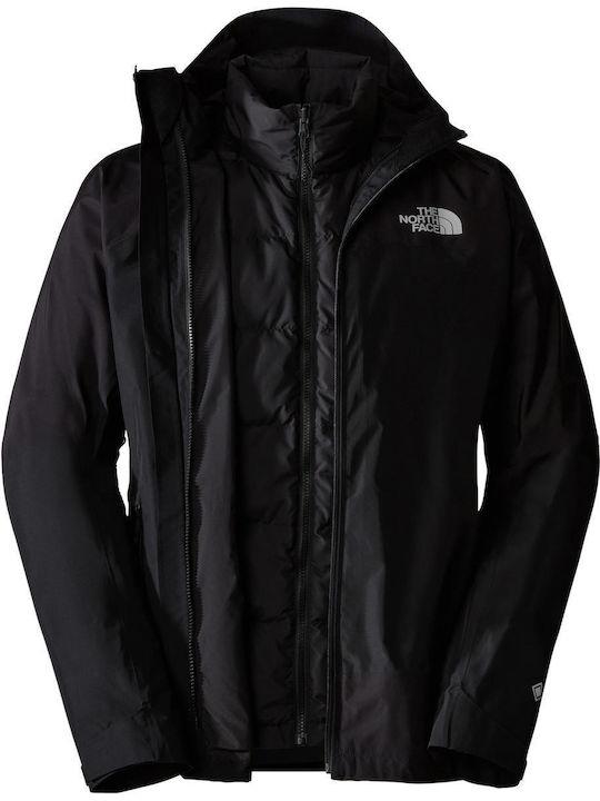 The North Face Mountain Light Triclimate 3 in 1 Men's Winter Hardshell Jacket Waterproof and Windproof Tnf Black