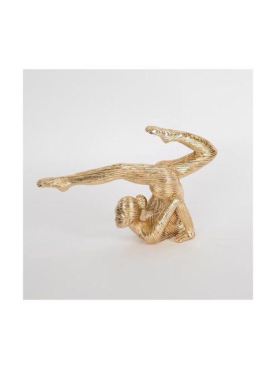Estheti Home Dekorative Skulptur Frau Gold 25x7x15,5cm 752-27072