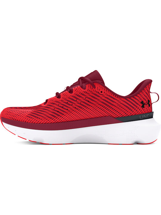 Under Armour Infinite Pro Ανδρικά Αθλητικά Παπούτσια Running Κόκκινα