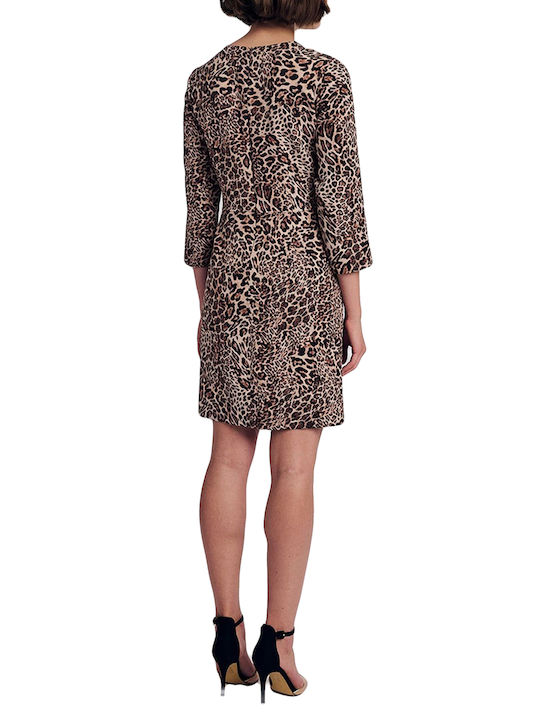 Forel Dress Animal Print