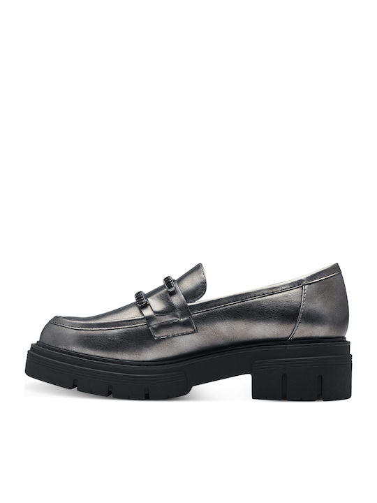 Дамски Loafers в Сребрист Цвят