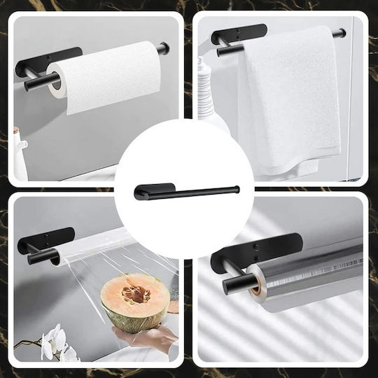 Suport de hârtie Metal Neagră