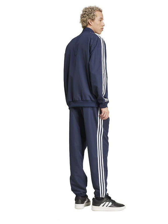 Adidas 3-stripes Woven Herren-Sweatpants-Set Blau