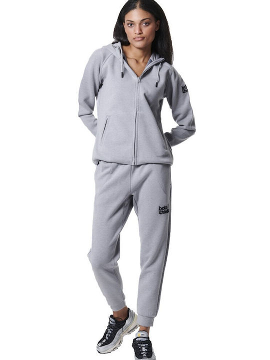 Body Action Damen-Sweatpants Gray