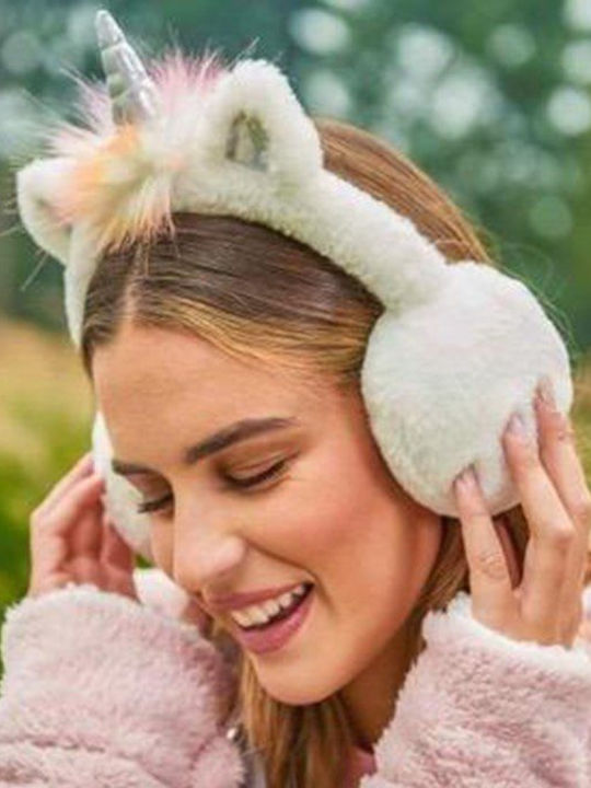 Frauen Gehörschutz Gestrickt in Weiß Farbe