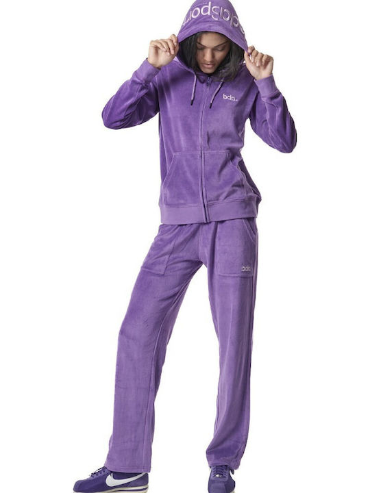 Долнище на анцуг Велур Purple Saphire