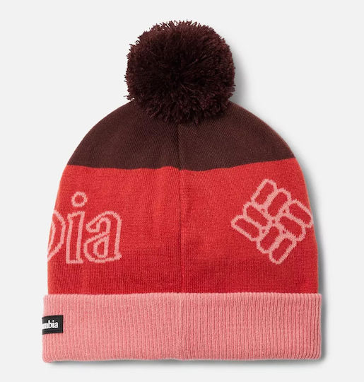 Polar Powder Beanie Unisex Fleece Σκούφος Πλεκτός σε Κόκκινο χρώμα