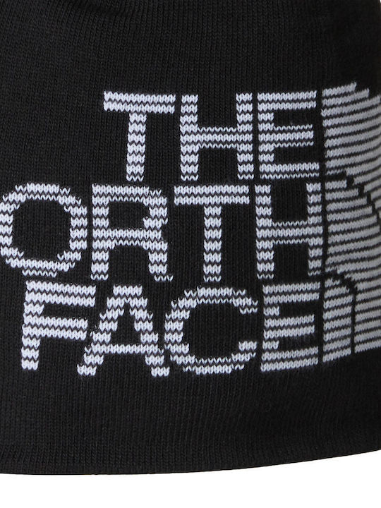 The North Face Beanie Männer Wendbar Beanie Gestrickt in Schwarz Farbe