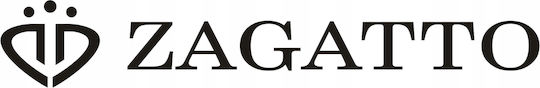 Zagatto Pencil Case Metallic with 3 Compartments Gray