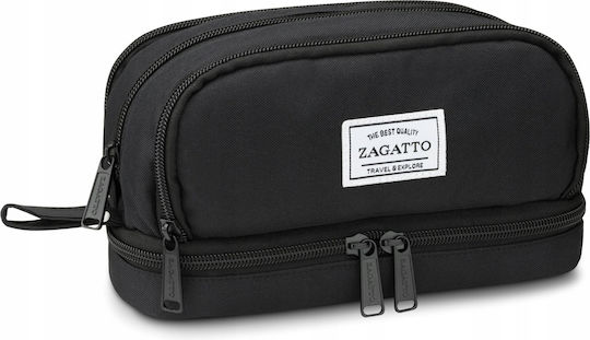 Zagatto Несесер Метална с 1 Отделение Черна