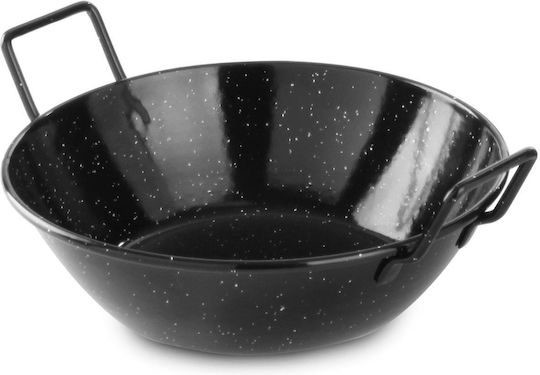 Enamelled Deep Paella Dish Ø 205x H 57mm Hendi 622841