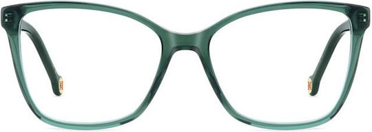 Carolina Herrera Plastic Eyeglass Frame Green HER 0274 1ED