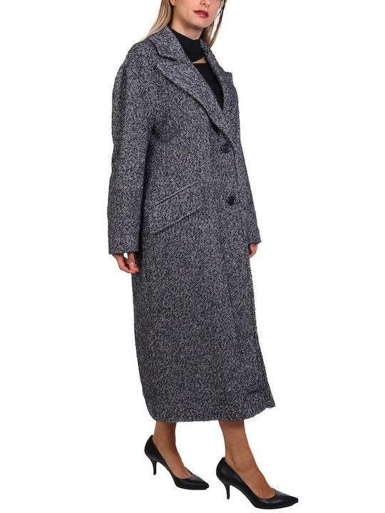 Hugo Boss Women's Wool Coat Gray