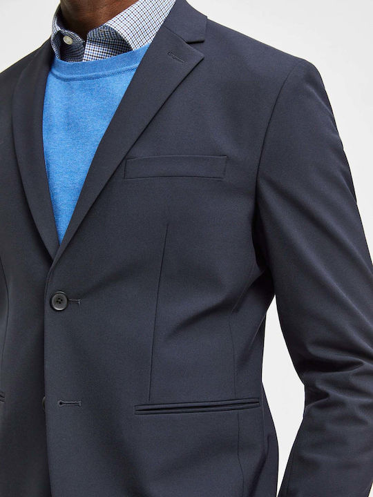 Selected Men's Suit Jacket Blue