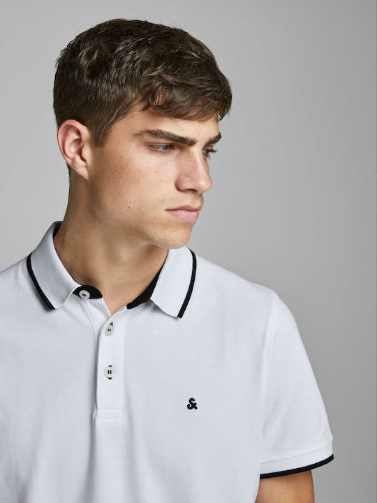 Polo T-shirt White/black