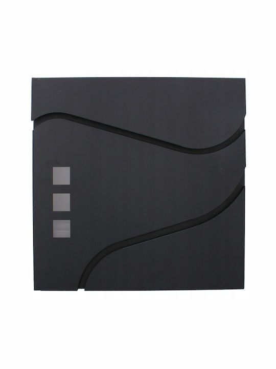 Cutie Poștală pentru Exterior Inox în Culoarea Gri 37x11x37cm