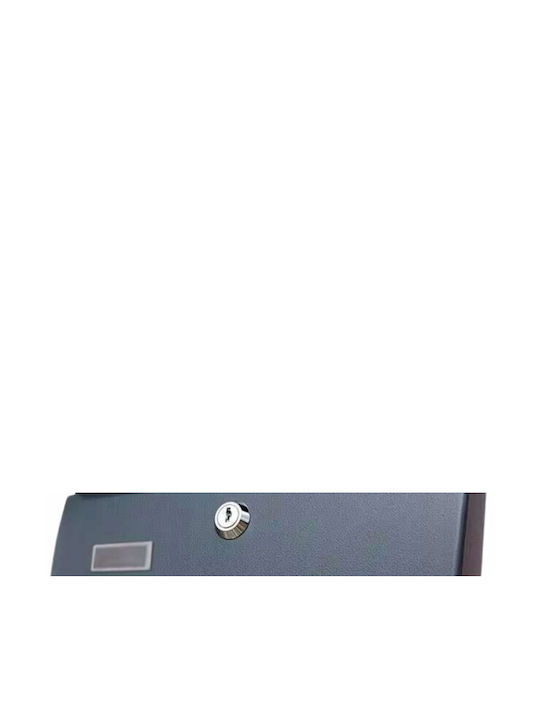 Cutie Poștală pentru Exterior Inox în Culoarea Gri 41x8x25cm