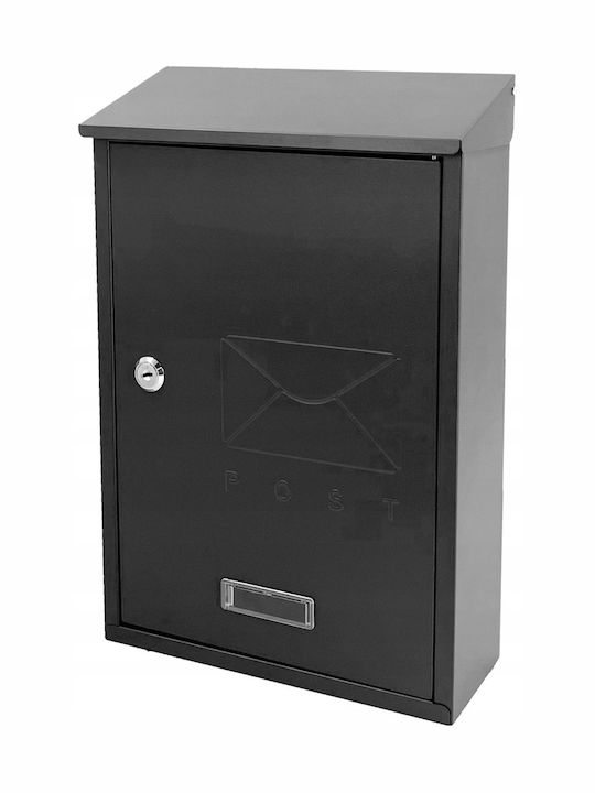 Cutie Poștală pentru Exterior Inox în Culoarea Gri 38x10x25cm