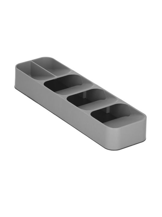 Tăvi Pentru Tacâmuri De Sertar Din Plastic 40x11x5.5cm Gri