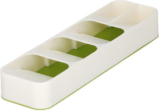 Tăvi Pentru Tacâmuri De Sertar Din Plastic 40x11x5.5cm Albă
