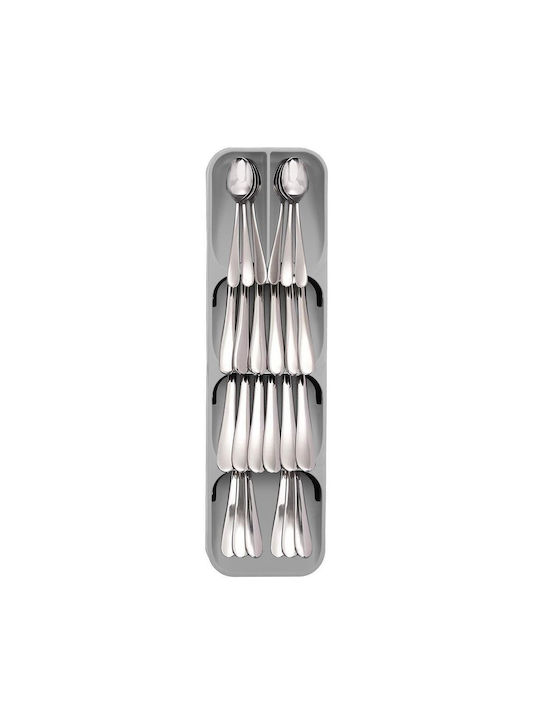 Tăvi Pentru Tacâmuri De Sertar Din Plastic 40x11x5.5cm Gri