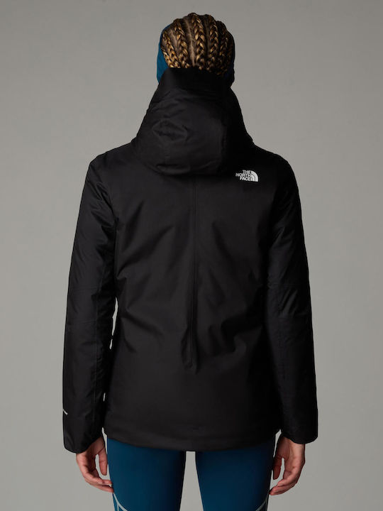 The North Face Quest Insulated Γυναικείο Μπουφάν Πεζοπορίας Αδιάβροχο και Αντιανεμικό Tnf Black