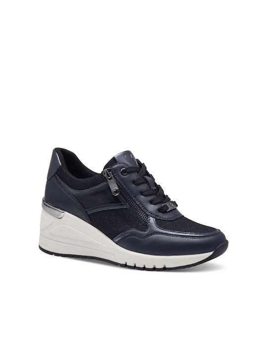 Marco Tozzi Damen Anatomisch Sneakers Blau