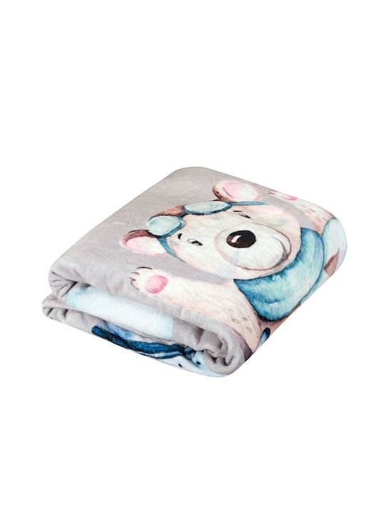 Greenwich Polo Club Blanket Fleece 8851 Blue, Grey 160x220cm