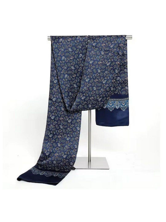 Martin & Co Men's Silky Foulard Blue