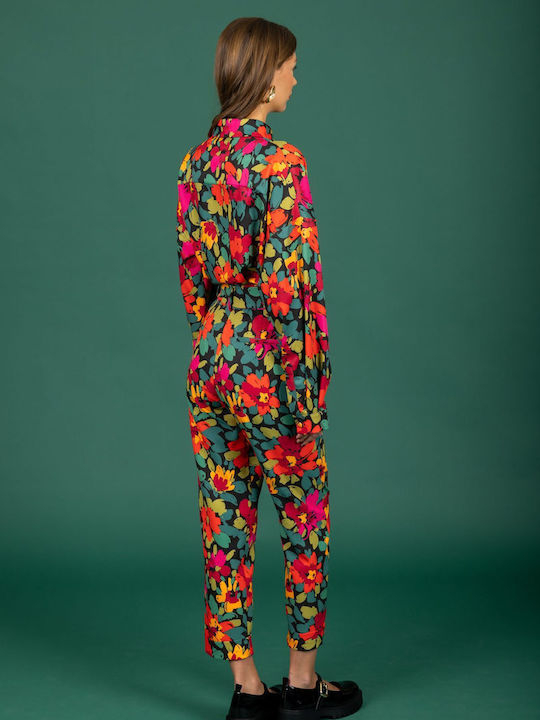 Women's Chino Trousers Slim Fit Magenta