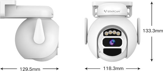 Vstarcam CB65 IP Überwachungskamera Full HD+ 3MP Wasserdicht Batteriebetrieben mit Zwei-Wege-Kommunikation