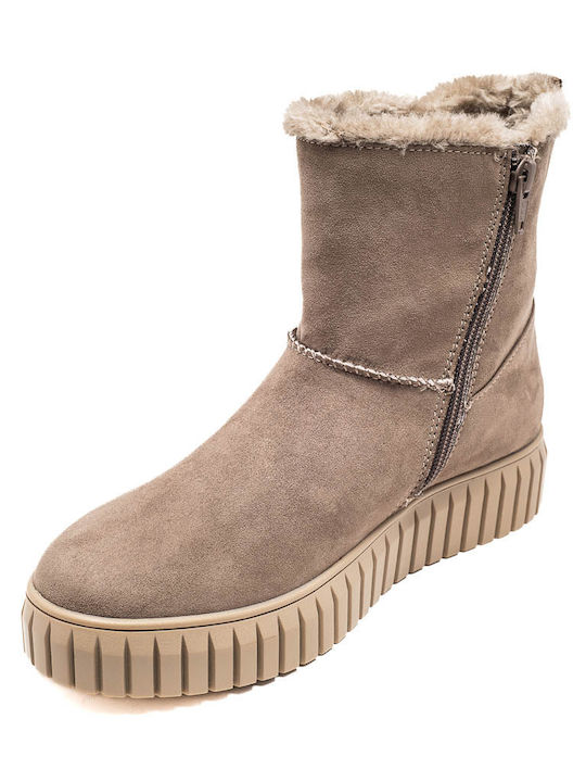 S.Oliver Damen Knöchelstiefel Taupe