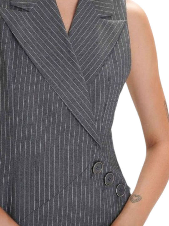 Midi Hemdkleid Grau
