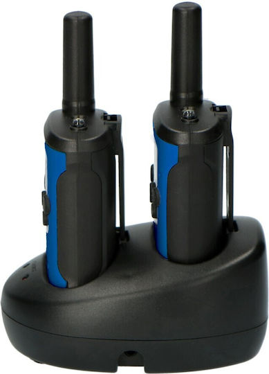 Alecto Baby FR-175BW Walkie Talkie mit Monochromdisplay Set 2Stück In Blau Farbe