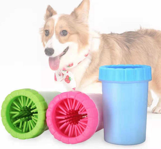 Container zur Pfotenreinigung Hund Rosa