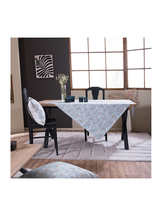 Teoran Tischtuch Ferrol Hellblau 135x180cm