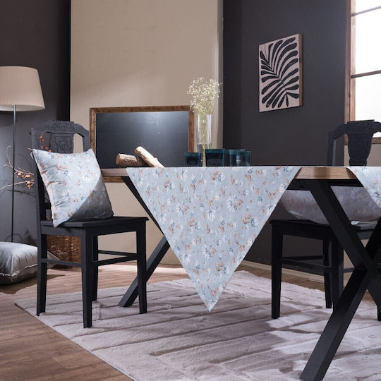 Teoran Tischtuch Ferrol Hellblau 135x135cm