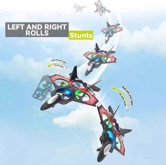 Remote Control Airplane Iuni S98 Combat Aircraft 360° Stunt Gyroscope Crash Resistant LED Lights