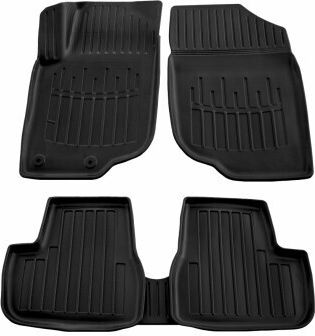 Set Covorașe Auto din Cauciuc Tip Disc Peugeot 207 2006-2012