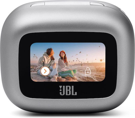 JBL Live Buds 3 Bluetooth Handsfree Earphones with Sweat Resistance and Charging Case Silver