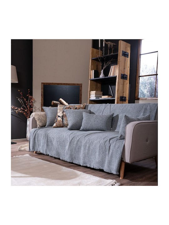Teoran Michigan Ριχτάρι Πολυθρόνας Chenille 180x150εκ. 04 52015548