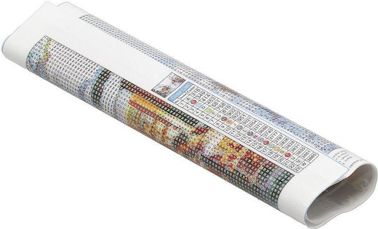 Set de Broderie cu Diamante 5D 30x40cm Design Cap de Dragon