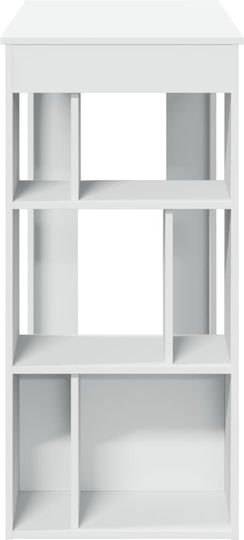 Table Bar Wooden White 102x50x103.5cm