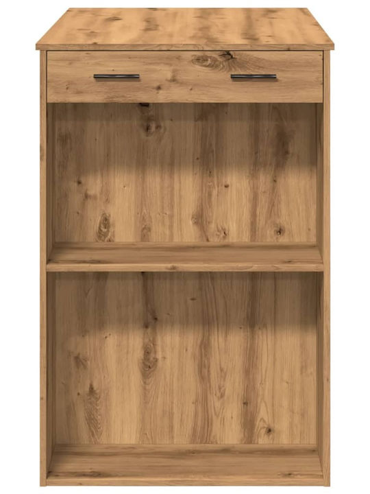 Table Bar Wooden Oak 102x70x103.5cm