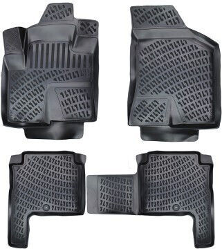 Set de covorașe auto din cauciuc pentru Hyundai Santa Fe II 2006-2012