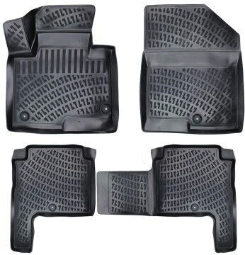 Set covorașe auto din cauciuc pentru Hyundai Santa Fe III 2012-2017