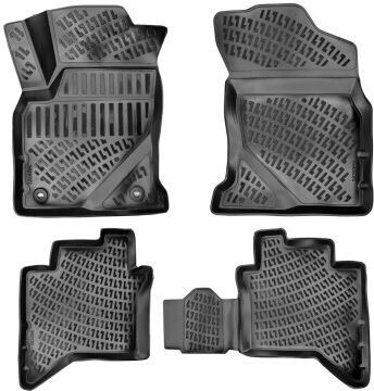 Set de covorașe auto din cauciuc pentru Toyota Hilux VIII 2015