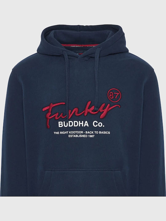Sweatshirt with Hood Blue