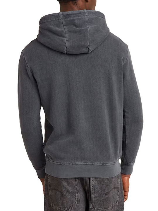 G-Star Raw Herren Sweatshirt mit Kapuze Gray